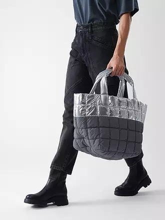 VEE COLLECTIVE | Tasche - Shopper PORTER TOTE Medium | silber